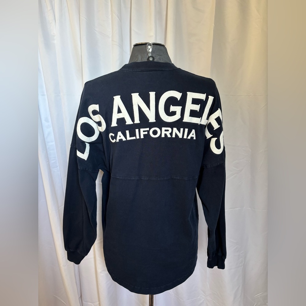 Spirit Navy Blue Los Angeles California Long Sleeved Sweatshirt, Size S